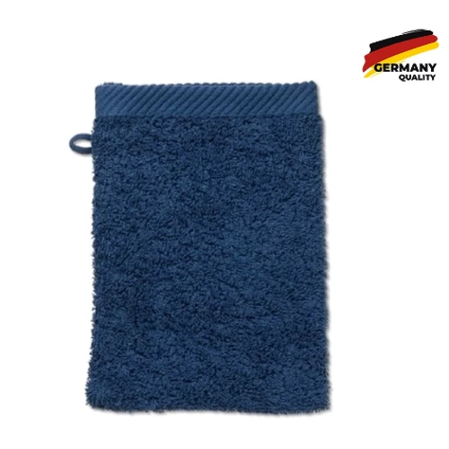 Полотенце KELA Ladessa рукавичка для лица темно-синее 15х21 см (23284): Тип полотенце-рукавица