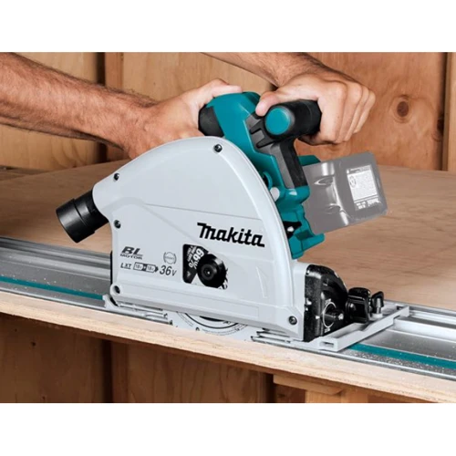 Дисковая пила Makita DSP600Z: Работа от аккумулятора Есть