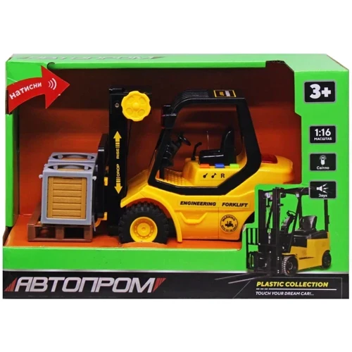 Машинка со звуком Автопром Погрузчик вид 1 (AP9910ABC): Производитель АВТОПРОМ