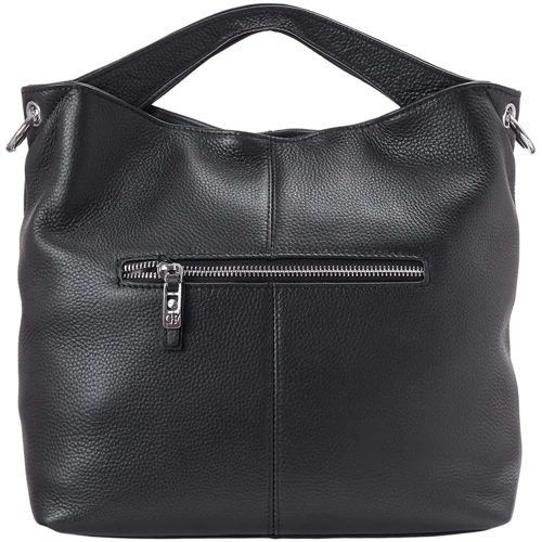 Жіноча сумка-мішок Giorgio Ferretti чорна (SHIGF2020724-black): Фактура Матовая, Зернистая