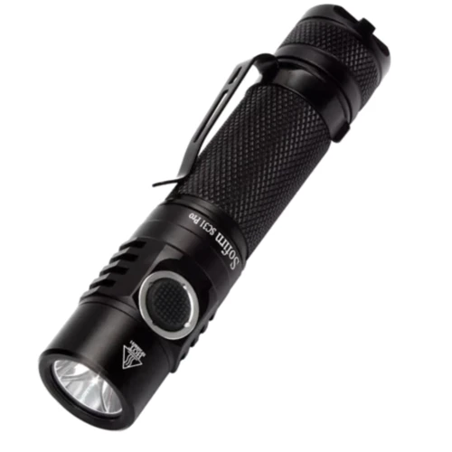 Ліхтар туристичний Sofirn SC31 Pro 6500K SST40 IPX8 2000 Lumen black з акумулятором 18650 (1 х 3000мАг)
