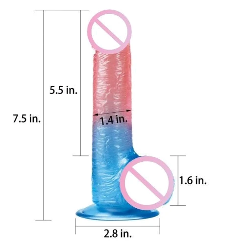 Фалоімітатор LoveToy Dazzle Studs 7.5"