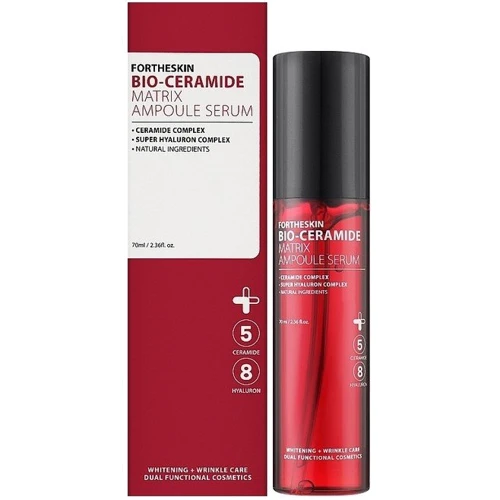 Fortheskin Bio-ceramide Matrix Ampoule Serum Сыворотка для лица с керамидами 70 ml: Время применения Универсальный