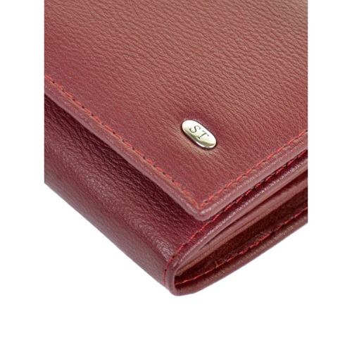Женский кошелек Sergio Torretti бордовый (29732 date-red): Пол Женский