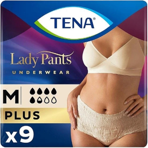 Tena Lady Pants Plus Creme Medium Урологічні труси для жінок кремові 9 шт.