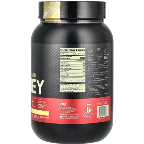 Протеин Optimum Nutrition Gold Standart 100% Whey 900 g / 30 servings / Delicios Strawberry: Вид Сывороточные