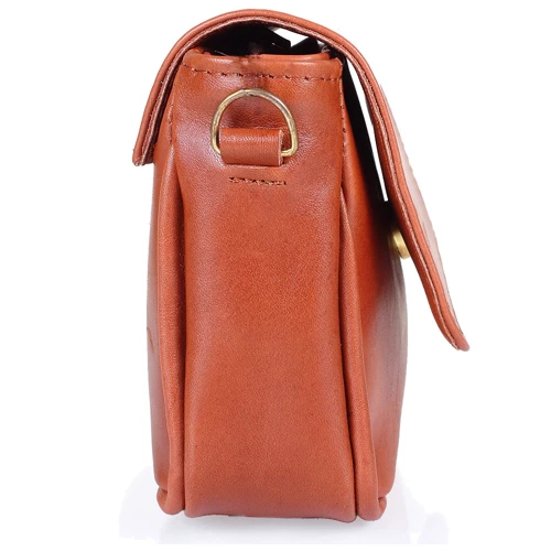 Жіноча сумка крос боді Laskara коричнева (LK-DD225-cognac): Країна виробник Греція