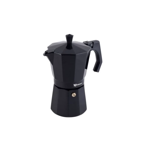 Гейзерная кофеварка Vitrinor Black 600 мл на 12 чашек (1224297)