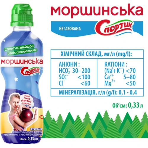 Вода Моршинська Спортик минеральная природная столовая негазированная 12х0.33 л (DS48200170009251): Страна производитель Украина