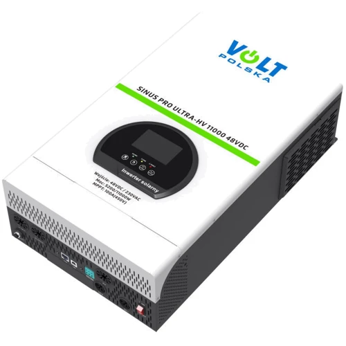 Автономний сонячний інвертор Volt Polska SINUS PRO ULTRA-HV 11000 48/230 В (5.2/11 кВт) + 100A MPPT (450В): Форма вихідного сигналу Чистая синусоида
