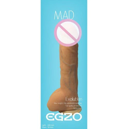 Фаллоимитатор на присоске Egzo DS007 20x5 см