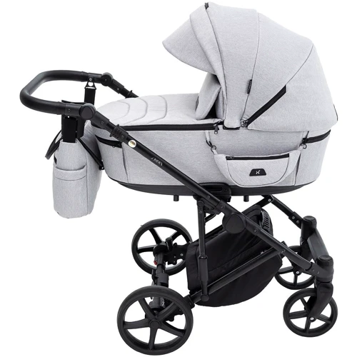 Коляска 2 в 1 Adamex Zico Tip TK-1 світло-сірий (680840): Кількість блоків 2
