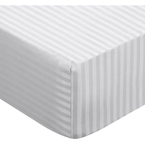 Простирадло на резинці LightHouse Mf Stripe 90х200+25 см grey (602404): Розмір простирадла, см 90x200