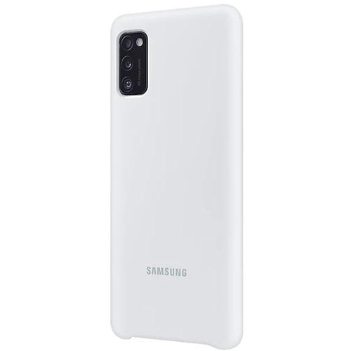 Чохол для телефона Samsung Silicone Cover White (EF-PA415TWEGRU) for Samsung A415 Galaxy A41: Матеріал силікон
