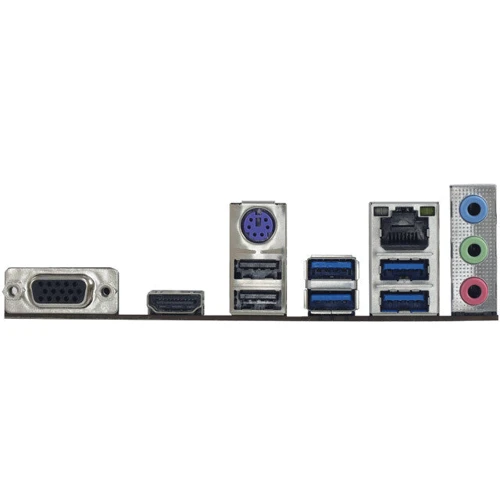BIOSTAR TZ590-BTC DUO: Разъемы на задней панели Ethernet RJ-45, VGA, HDMI, USB 2.0, USB 3.2 Gen 2