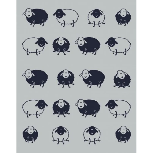 Плед LightHouse Happy Sheep 140x200 см темно-синий (550309) фото 6