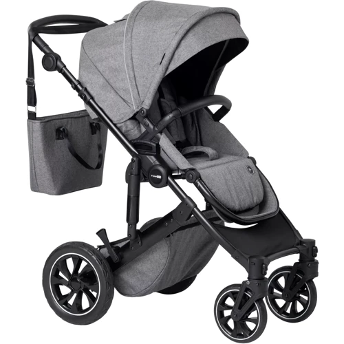 Универсальная коляска 3 в 1 FreeON ZEN Grey (46552): Материал колес EVA