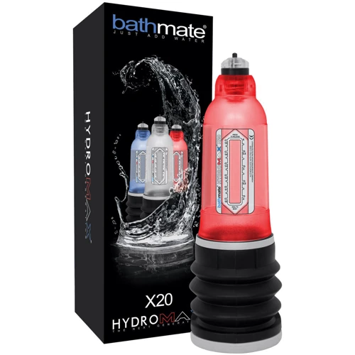 Гидропомпа для увеличения члена Bathmate Hydromax X20, красный