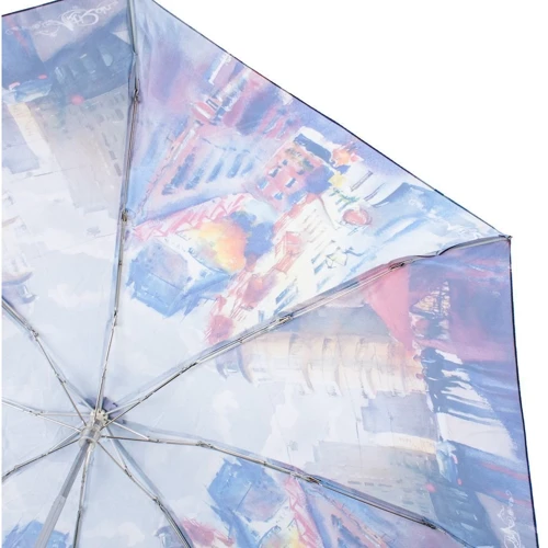 Парасолька жіночий механічний Art Rain блакитний (ZAR5325-2047): Тип ручки пряма