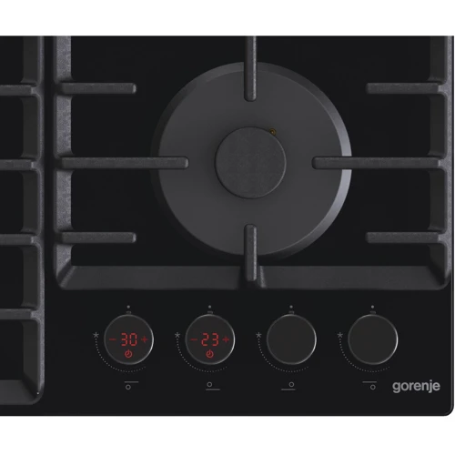 Варочная поверхность газовая Gorenje GKTW642SYB: Рабочая поверхность стекло (закаленное)