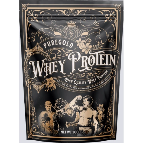 Протеин PureGold Vintage Whey 1000 g / 33 servings / Strawberry Milkshake
