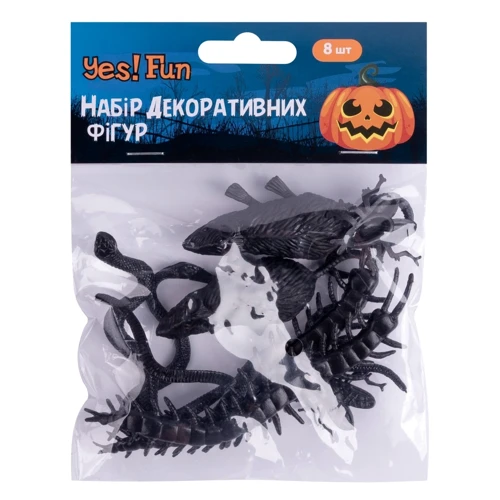 Набор насекомых Yes! Fun Хэллоуин для розыгрыша 8 шт пластик (974348) фото 1