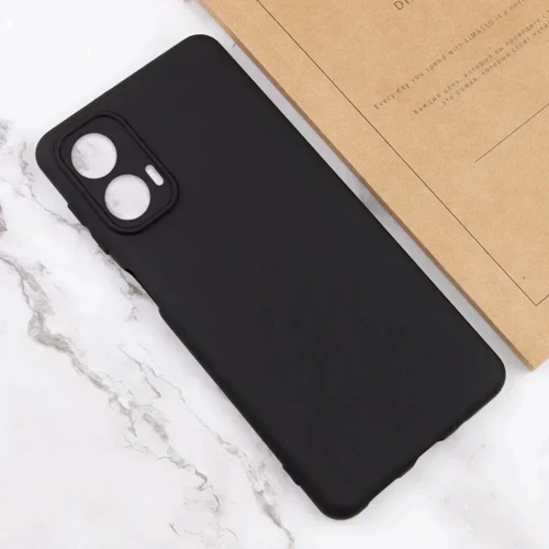 Чехол для телефонов Lakshmi Case Silicone Cover Full Camera Black for Motorola Moto G85: Материал силикон
