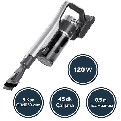 Пылесос KUMTEL HVC-14 Inox&Black