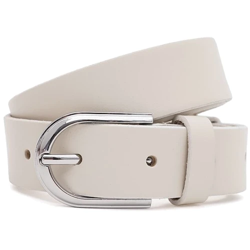 Женский ремень Borsa Leather бежевый (100v1genw83-c.beige)