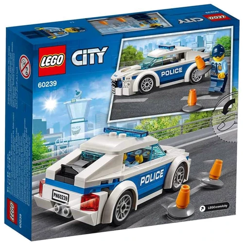 Конструктор LEGO City Автомобиль полицейского патруля (60239): Рекомендуемый возраст от 5 до 12 лет