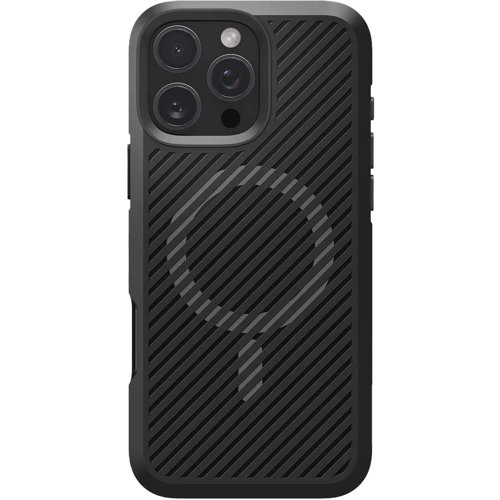 Чехол для iPhone Spigen Core Armor MagFit Matte Black (ACS08158) for iPhone 16 Pro: Цвет черный