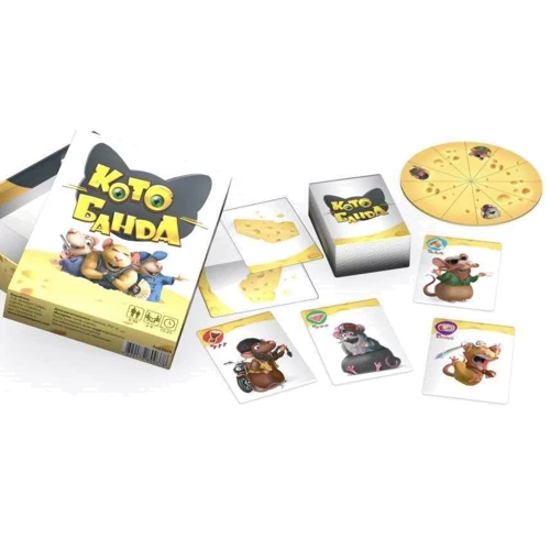 Настольная игра Bombat Games Котобанда: Вид карточные