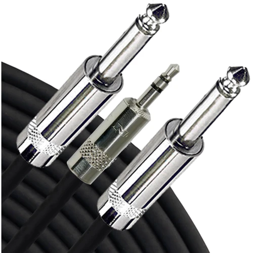 Готовый кабель RAPCO HORIZON YN1-P-10 Y-Cable 3.5mm TRS - TS 1/4" (3m)