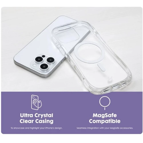 Чохол для iPhone LAUT POP LUME MagSafe Clear (L_IP24C_PL_UC) для iPhone 16 Plus фото 5