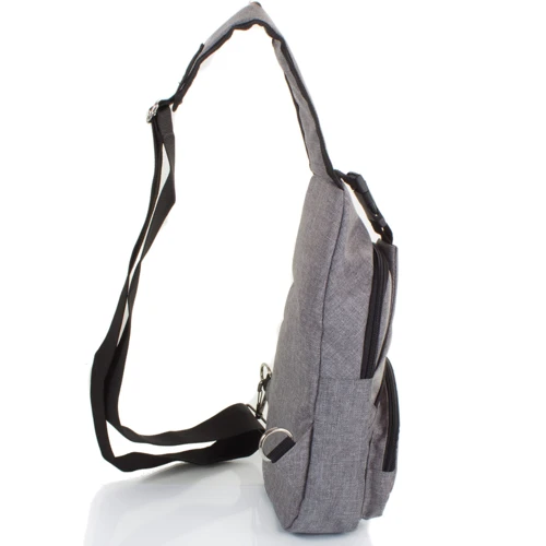 Мужская сумка-слинг DNK Leather серая (DNK-JOKER№2-BAG-7): Страна производитель Украина