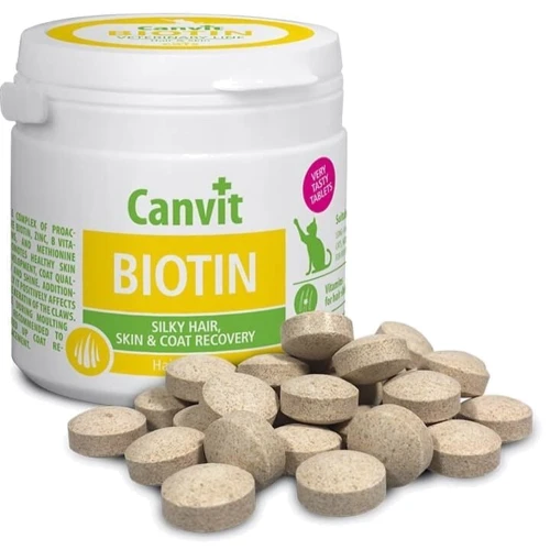 Вітамінно-мінеральний комплекс Canvit Biotin for cats для шкіри, вовни та кігтів кішок 100 г (can50741): Вид Таблетки