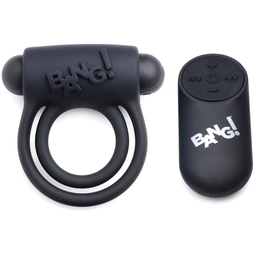 Ерекційне кільце BANG! Remote Control Vibrating Cock Ring & Bullet: Виробник BANG!