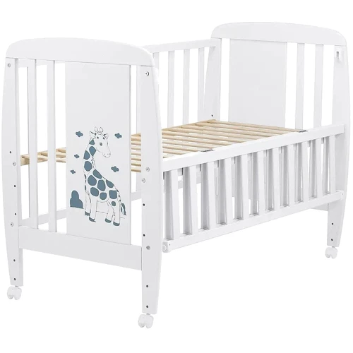 Детская кроватка Babyroom Жирафик DJO-01 белый (625356)