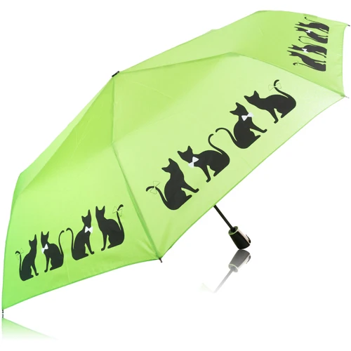 Зонт женский автомат Doppler зеленый (DOP7441465C06-green): Тип ручки Прямая