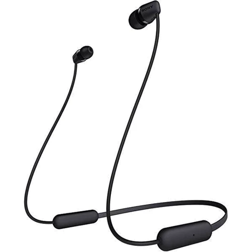 Навушники Sony WI-C200 Black: Тип конструкції вакуумні