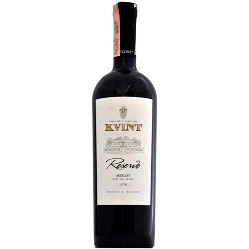Вино Kvint Reserve Мерло 2016, красное сухое, 0.75 л 13.2%