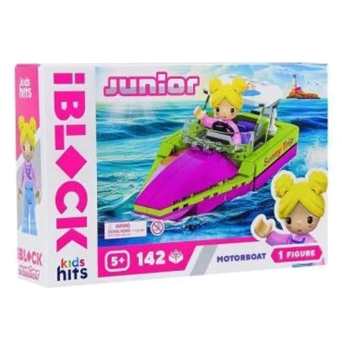 Конструктор IBLOCK Junior Kids hits Дівчатка Моторний човен (KH08/012/04): Виробник Iblock