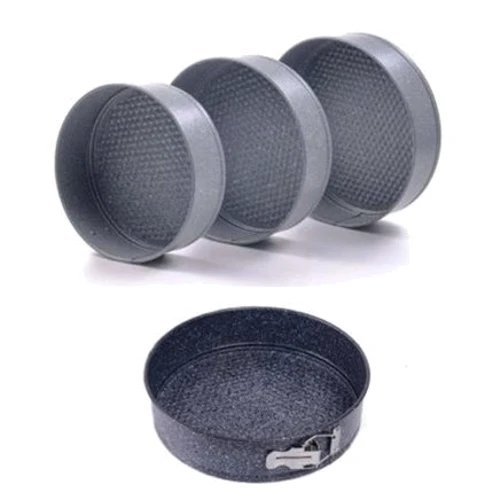 Формы разъемные Con Brio Granite De Lux набор 22/24/26/28х7см 4шт (539-CB)