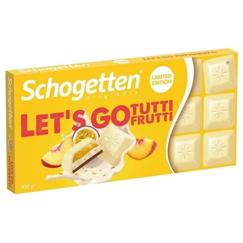 Шоколад Schogetten Lets Go Tutti Frutti, 100 г (WT3529)