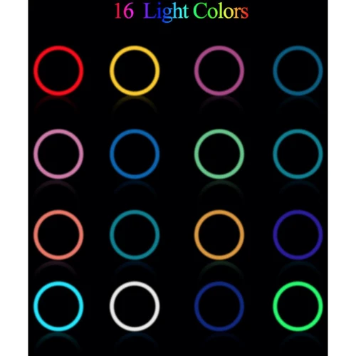 Набір блогера 2в1 XOKO BS-610 (стійка 160 см з RGB LED-лампою 26 см, штатив 19 см настільний) фото 6