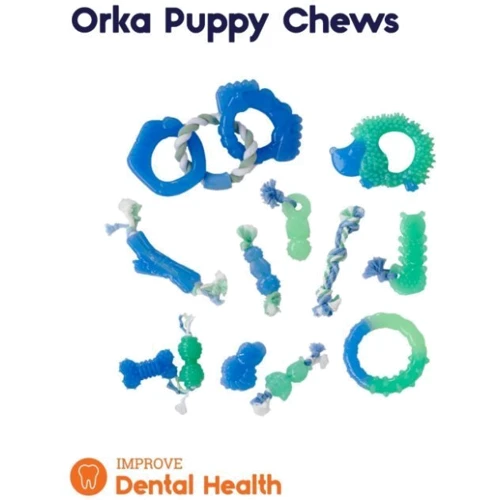 Іграшка для собак Petstages Orka Chewit Lil' Twig Гілка 13 см блакитна (pt68117) фото 2