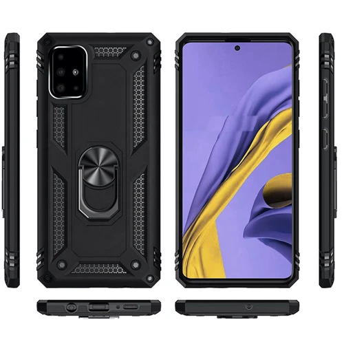 Чехол для телефонов BeCover Military Black for Samsung A515 Galaxy A51 (704742): Материал TPU (термополиуретан) и пластик