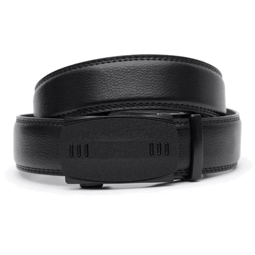 Чоловічий ремінь Borsa Leather чорний (V1GKX32-black)