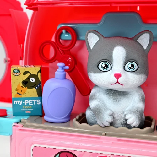 Рюкзак 3 в 1 Xiong Cheng Грумінг/ветеринарний салон з вихованцем (котик) (008-997-2)