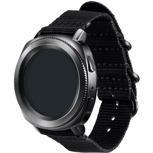 Ремешок Samsung Premium Nato Band Black for Samsung Watch 42mm / Watch 3 41mm / Active / Active 2 (GP-R600BREECAA): Тип Ремешок
